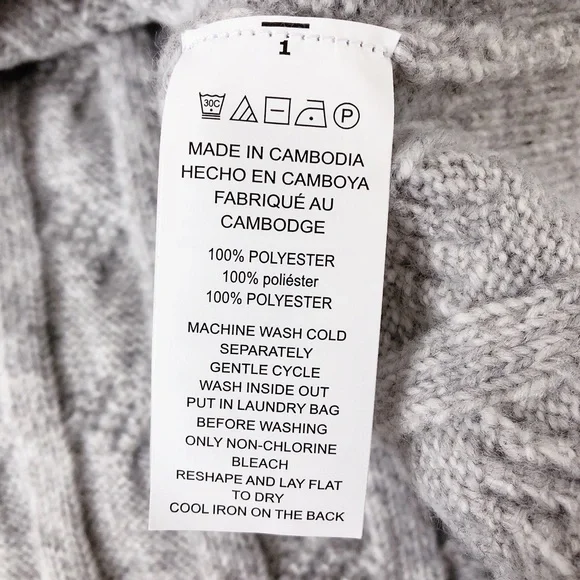 ❗SOLD ❗ Michael Kors Grey cardigan LG cable knit women's sweater - Picture 14 of 14